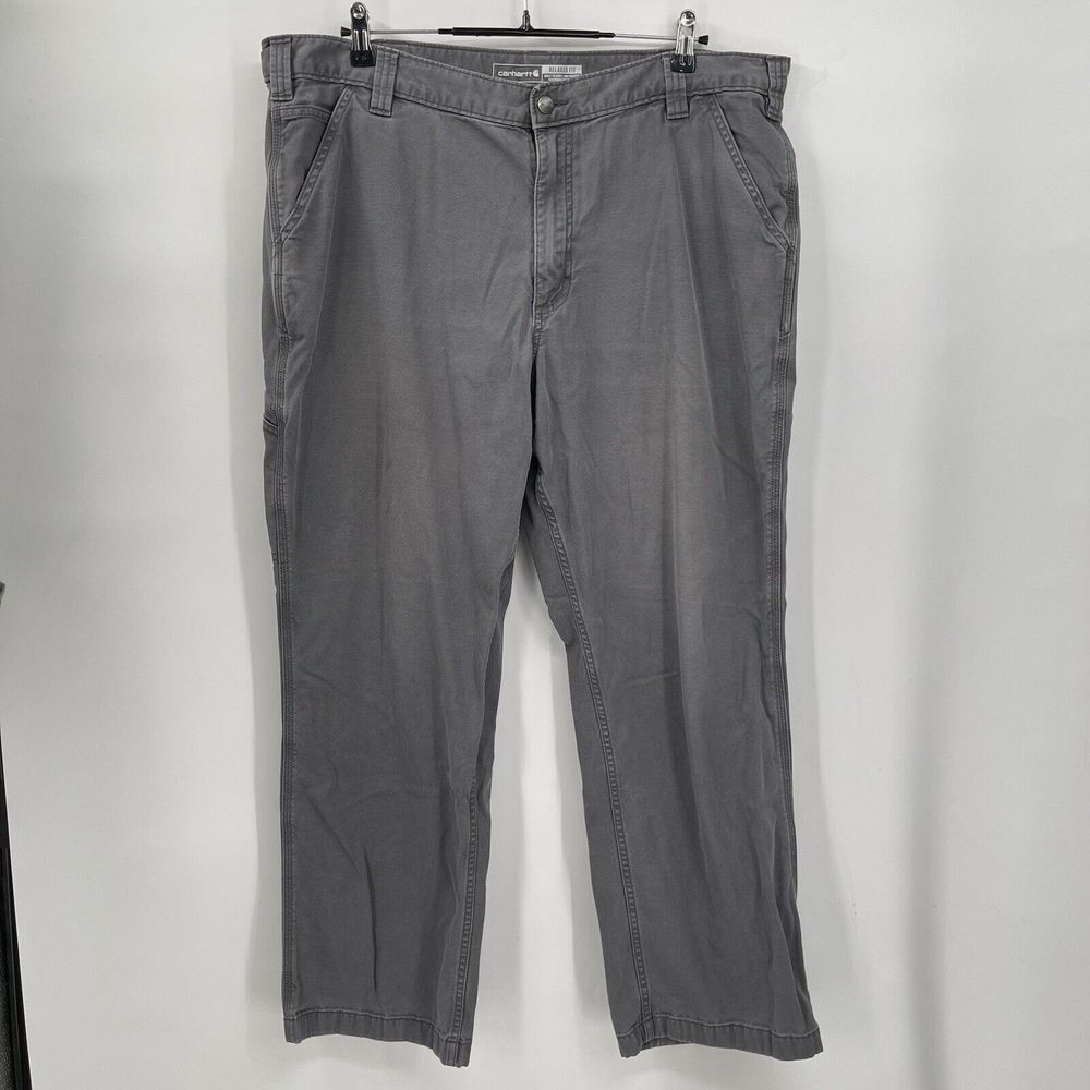 Carhartt Rugged Flex Relaxed‎ Fit Pant Pants Men's Size 40 x 30 Gray